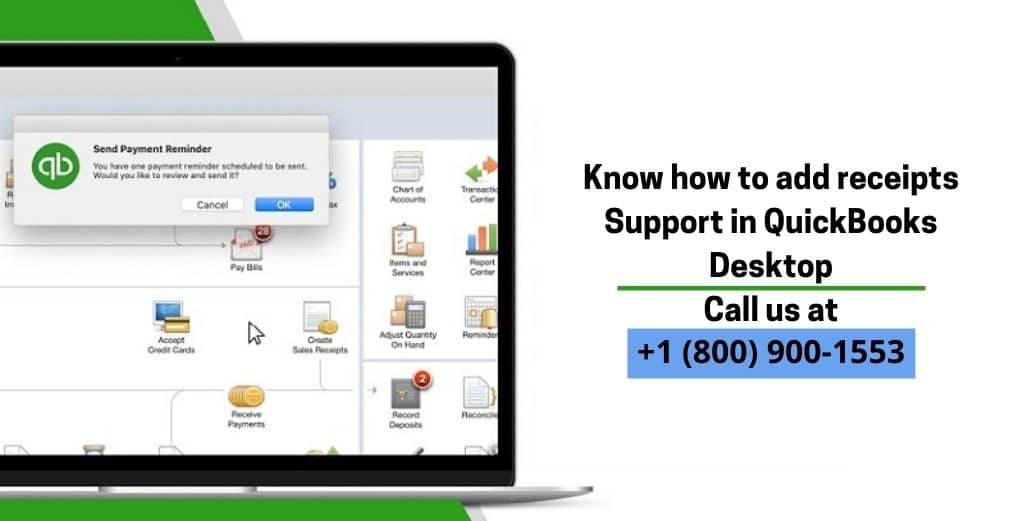 How to Add Receipts Support in QuickBooks Desktop