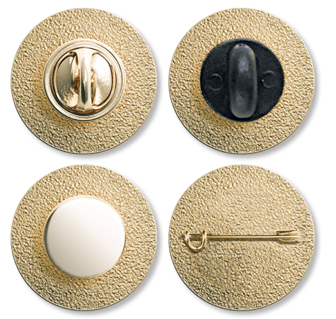 What are Different Types of Separate Lapel Tacs and Pin Backings?