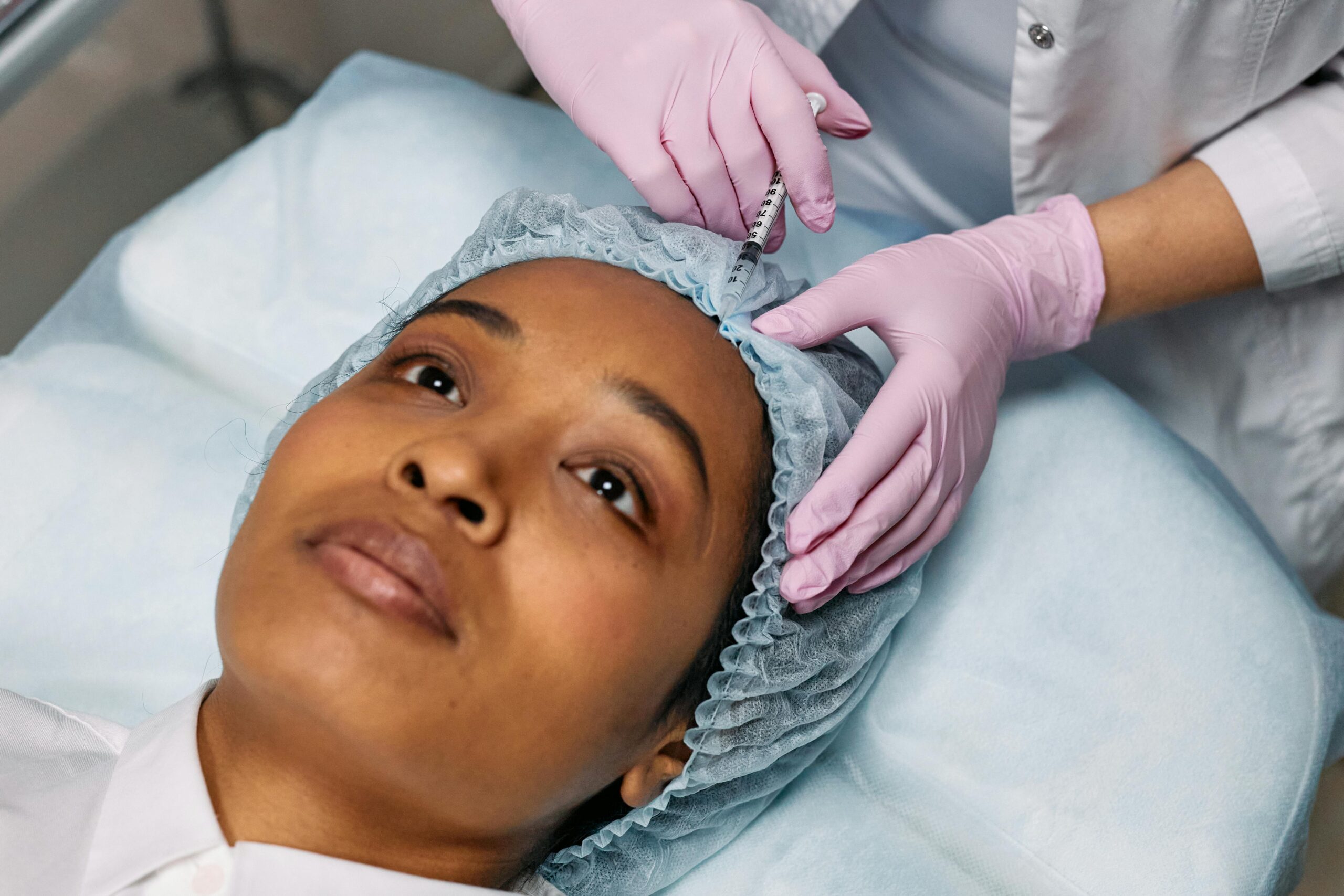 women getting cosmetic procedure